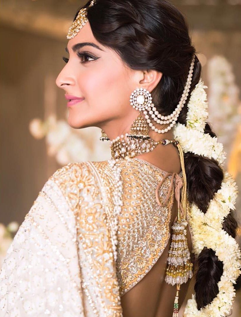 Bridal Hairstyles With Flowers: All The Bollywood Celebrity Inspiration You  Need | Vogue India For Bridal Flower Hairstyle (View 4 of 25)