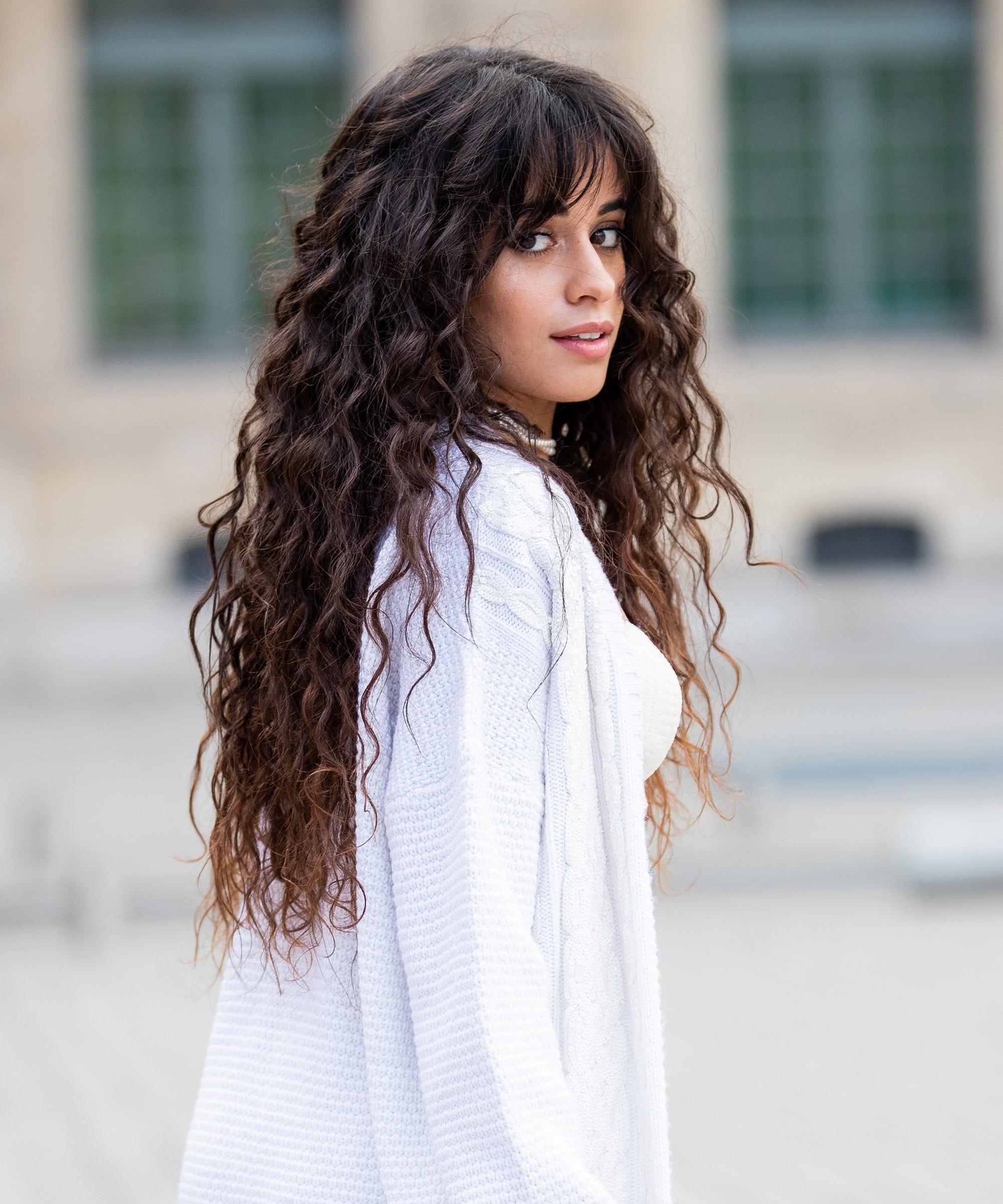 Camila Cabello Reveals Secret To Her Natural Curly Hair With Regard To Most Recent Slightly Curly Hair With Bangs (View 11 of 18)