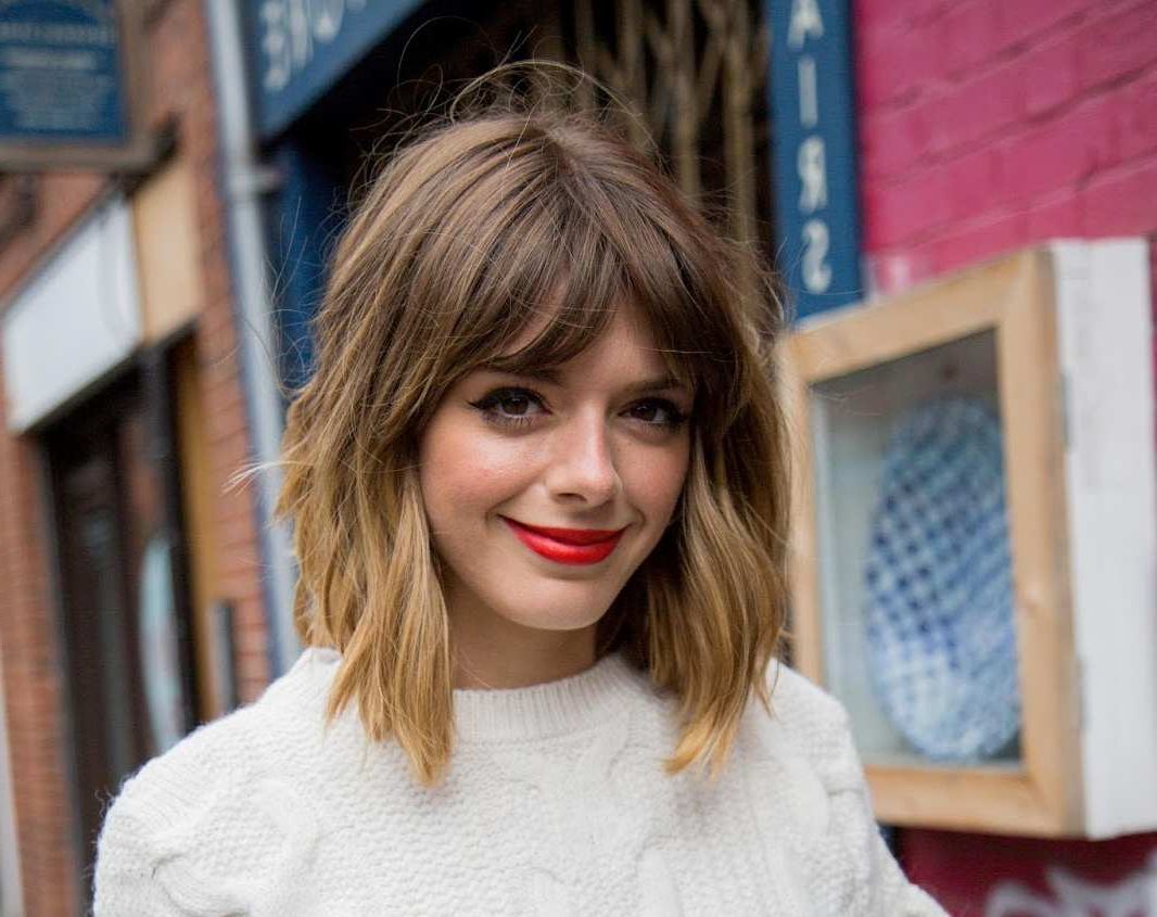 Chunky Bob With Bangs: All You Need To Know About The Latest Bob Haircut  Trend + Inspiring Gallery! Regarding Best And Newest Shoulder Length Bob With Bangs (Photo 11 of 18)