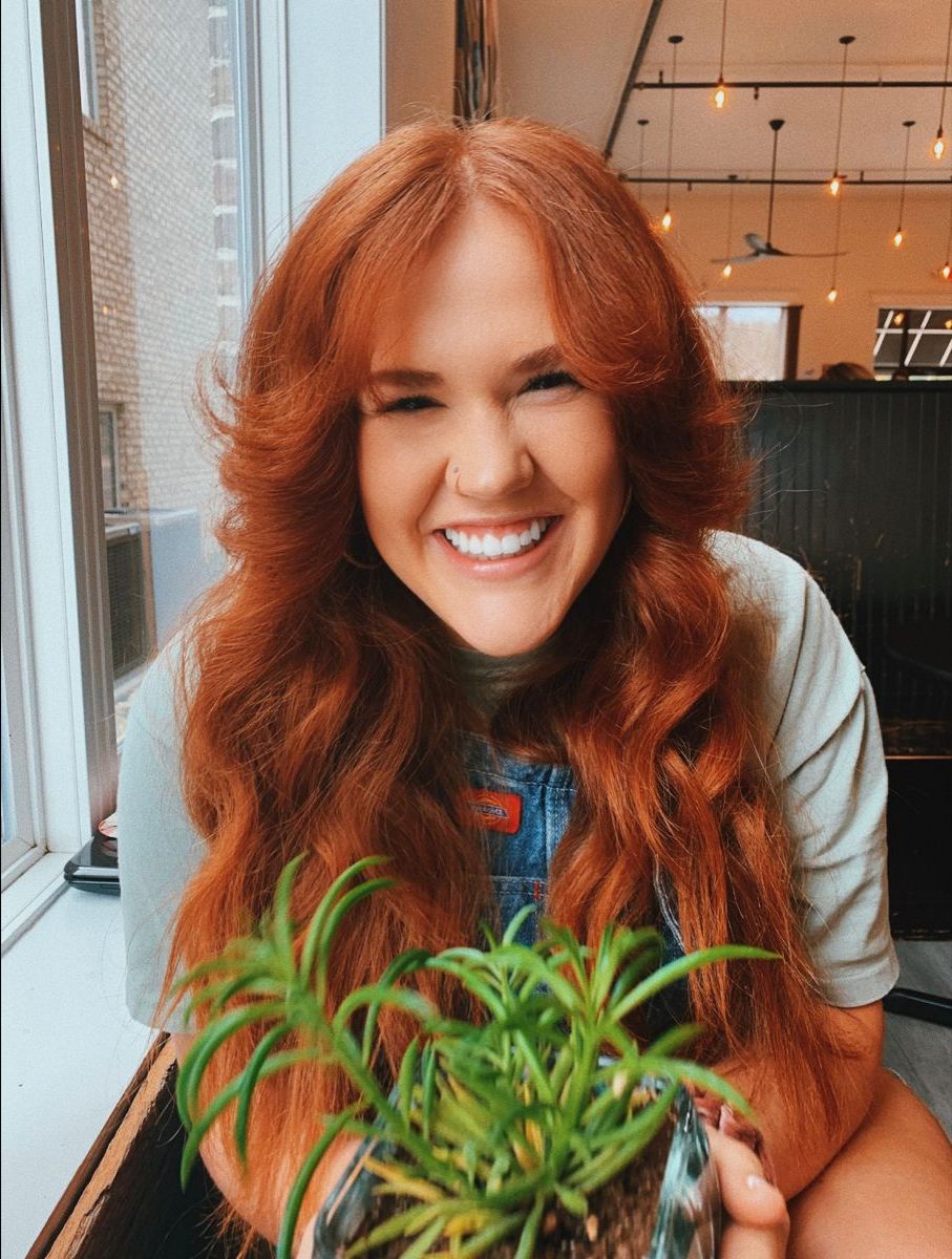 Curtain Bangs | Red Hair With Bangs, Auburn Hair, Hair Color Auburn Within Recent Lush Curtain Bangs For Mid Length Ginger Hair (Photo 11 of 18)