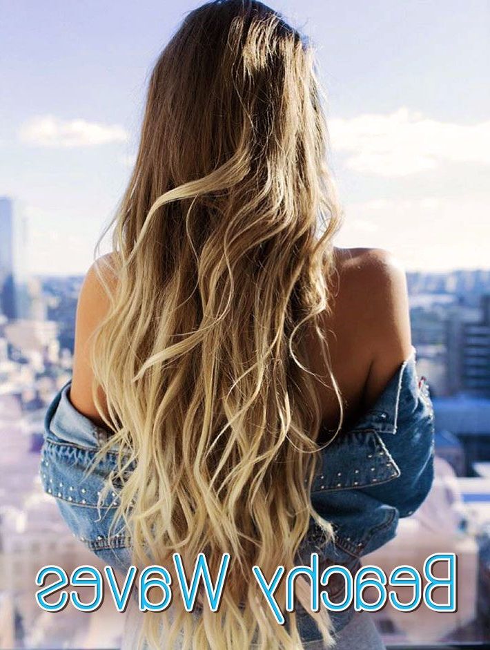 Diy Tips To Get Beachy Waves In Your Hair Pertaining To Beachy Waves With Ombre (Photo 19 of 25)