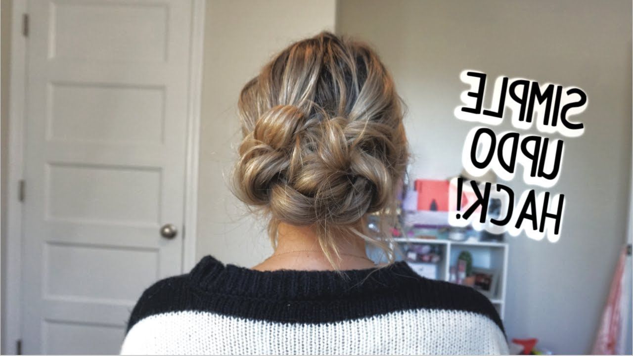 Easier Than It Looks Everyday Updo! For Short, Medium, And Long Hair! –  Youtube With Casual Updo For Long Hair (View 14 of 25)