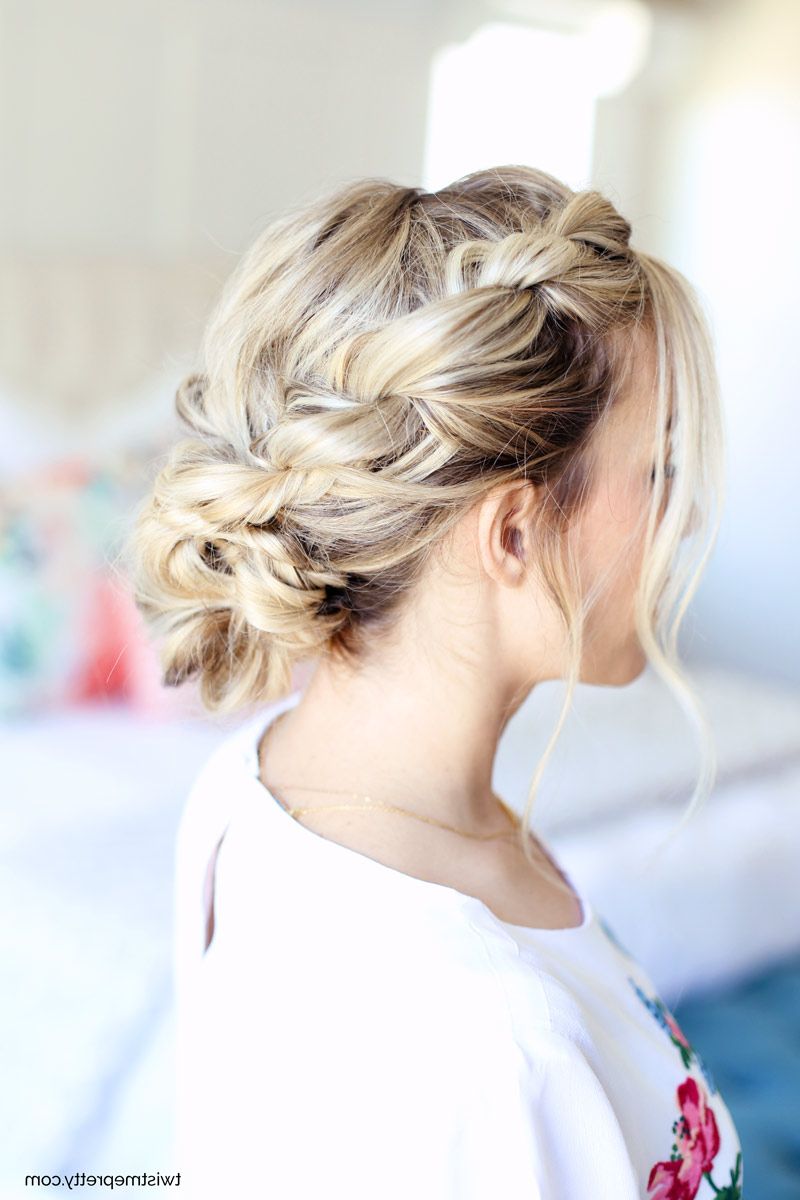 Easy Homecoming Updo | Twisted Hairstyle – Twist Me Pretty Within Easy Evening Upstyle (View 19 of 25)