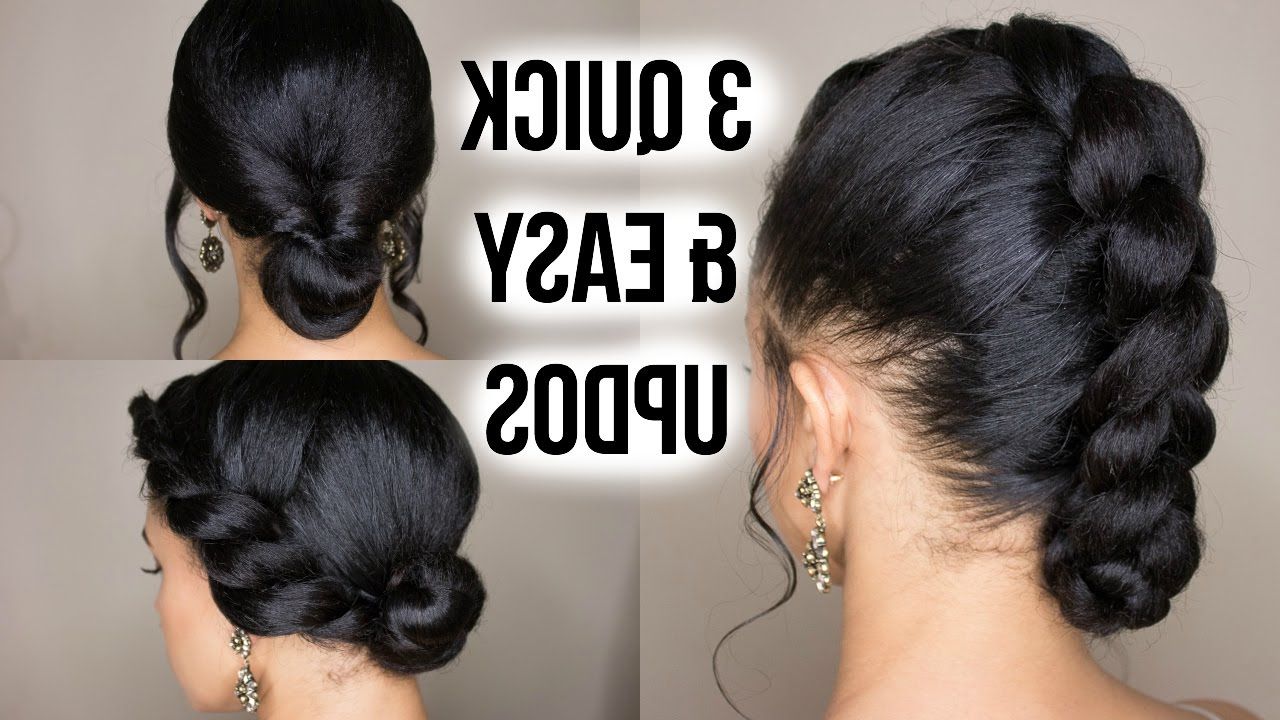 Easy Updo Hairstyles | Popsugar Beauty Pertaining To Low Updo For Straight Hair (View 15 of 25)