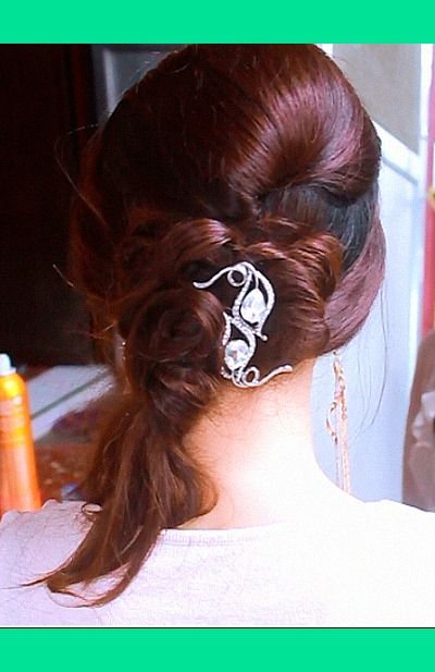 Easy, Wedding Side Swept Ponytail Hairstyle Updo For Long Hair |  Ladylikemae O.'s (ladylikemae) Photo | Beautylish Pertaining To Side Updo For Long Hair (Photo 25 of 25)