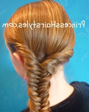 Fishtail Braid With A Twist | Hairstyles For Girls – Princess Hairstyles Inside Side Fishtail Braids For A Low Twist (View 19 of 25)