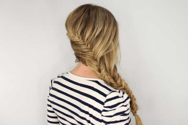 Fishtail Twisted Side Braid With Regard To Side Fishtail Braids For A Low Twist (Photo 1 of 25)