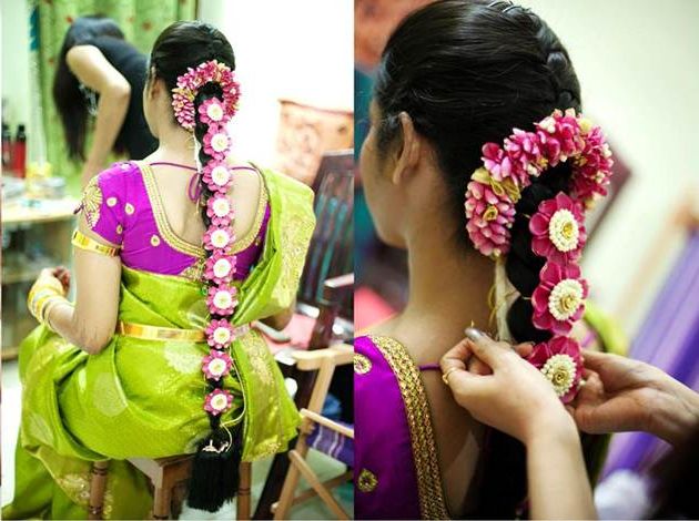 Floral Hairstyles From The South Of India – Weddingsutra Blog Regarding Bridal Flower Hairstyle (View 12 of 25)