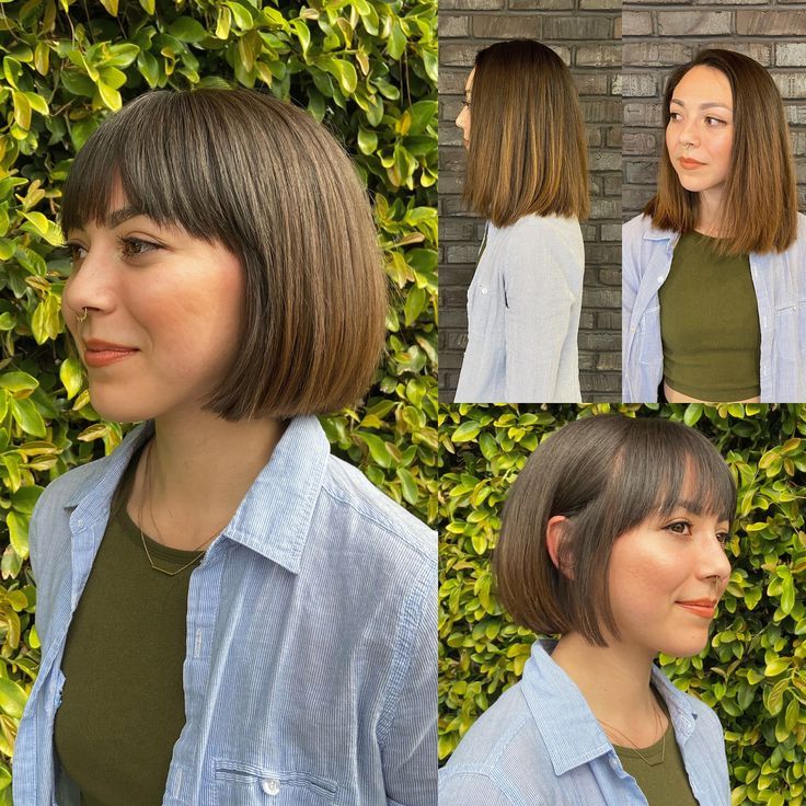 French Bob Makeover | Oval Face Haircuts, Short Hair With Bangs, Short Hair  Styles Pertaining To The French Bob (View 25 of 25)