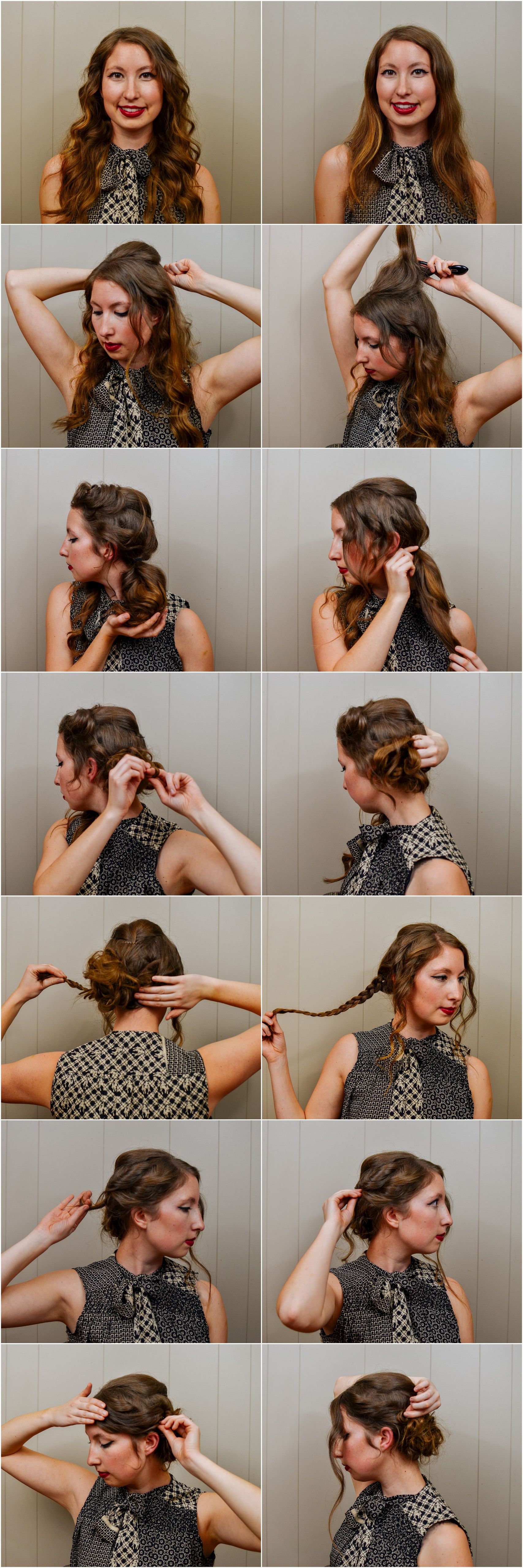 Hair Tutorial // Curly Side Updo — The Farmer's Daughter | Let's Bake  Something Inside Side Updo For Long Thick Hair (Photo 16 of 25)