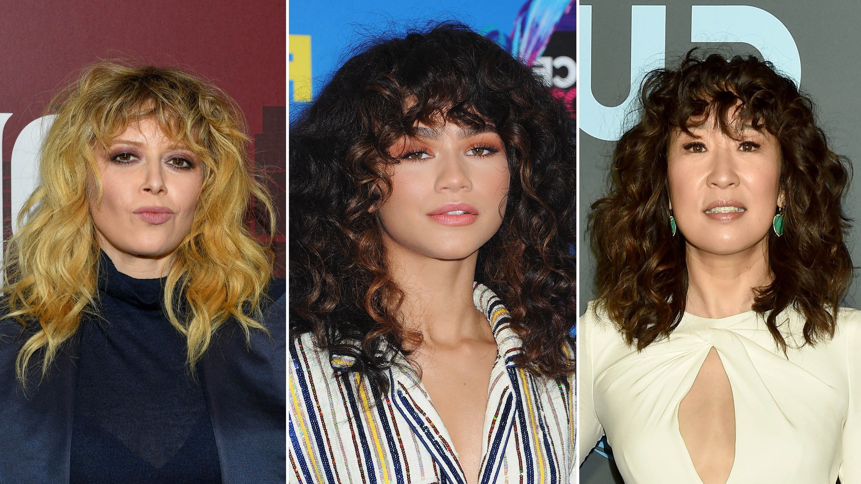 Hairstylist Joseph Maine Demos Shag Cut On Wavy And Curly Hair — See Video  | Allure In Recent Shaggy Mid Length Hair With Massive Bangs (Photo 16 of 18)