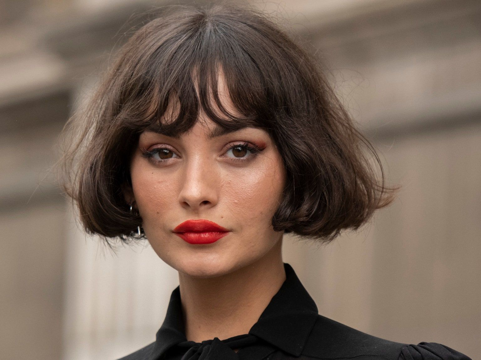 Hairstylist Joseph Maine Explains How To Cut And Style A French Bob Haircut  — See Video | Allure With Regard To The French Bob (View 8 of 25)