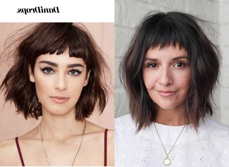 Medium Haircut 2023 – Check Out More Than 200 Amazing Medium Haircuts For  Women With Current Cropped Bangs On Medium Hair (Photo 10 of 18)