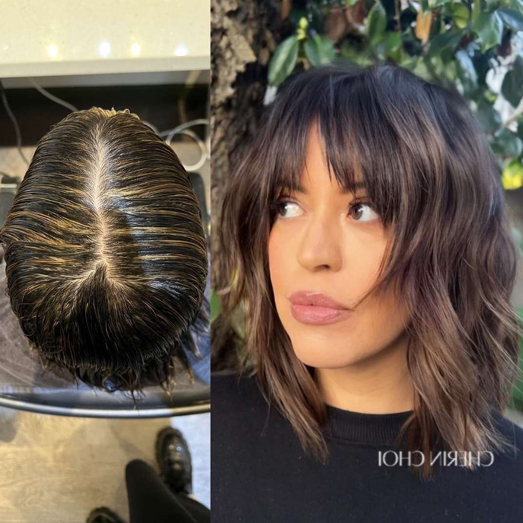 Medium Haircut Inspiration For 2023 Within Latest Medium Straight Hair With Bangs (View 15 of 18)