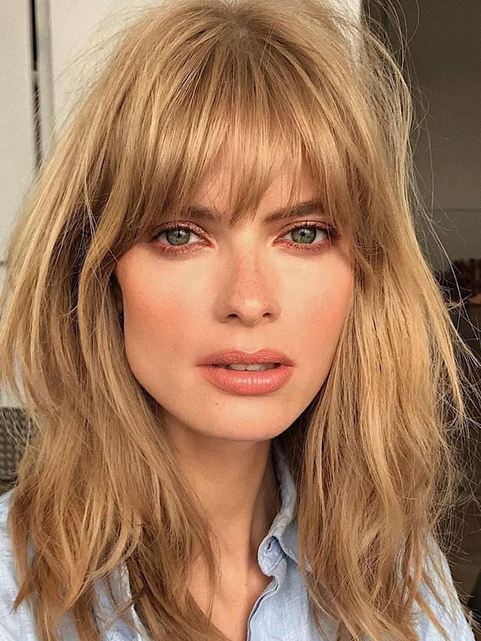 Medium Length Layered Haircuts All The Fashion Girls Love | Who What Wear Uk Pertaining To Most Up To Date Shoulder Length Hair With Bangs And Layers (View 17 of 23)