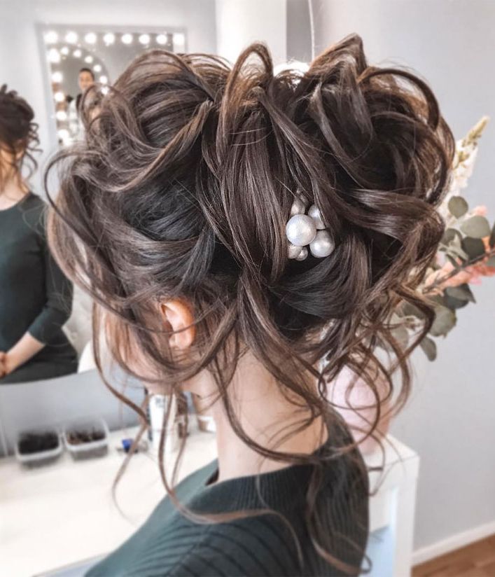 Messy Updo Hairstyles That Will Leave You Speechless : Messy Updo Hairstyle  For Long Hair Intended For Messy Updo For Long Hair (Photo 3 of 25)