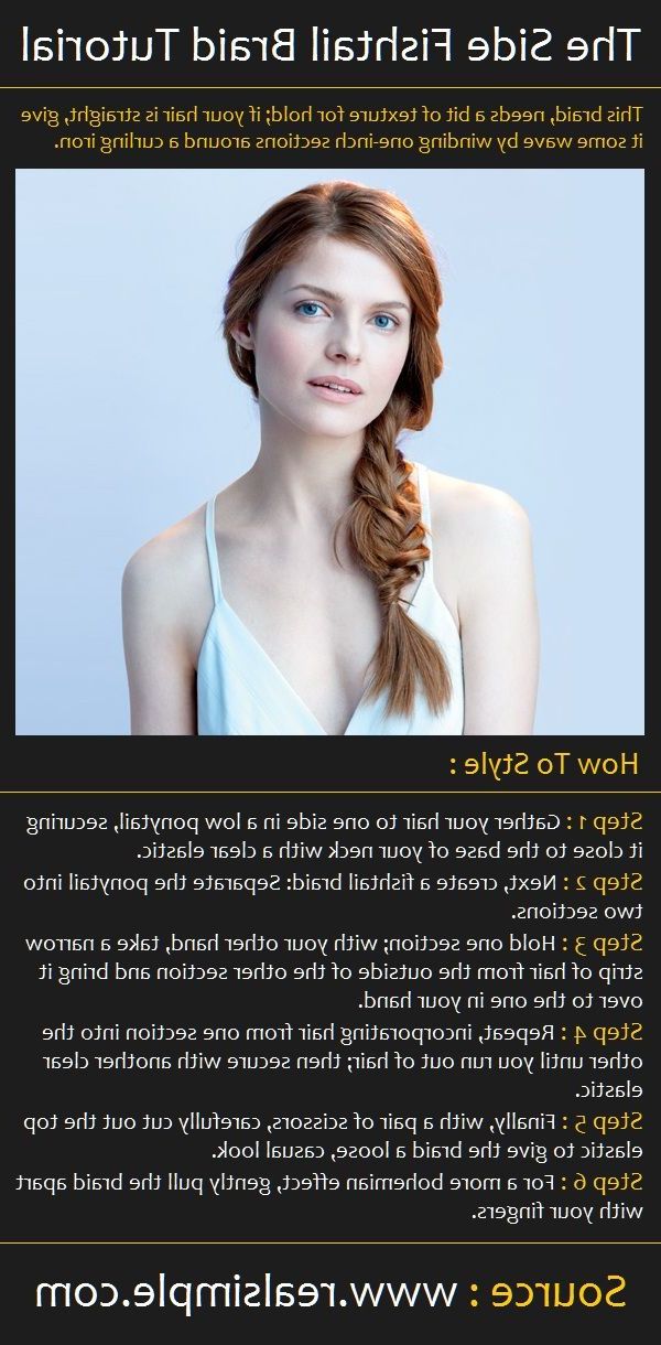 Pin On Hair In Side Fishtail Braids For A Low Twist (View 12 of 25)