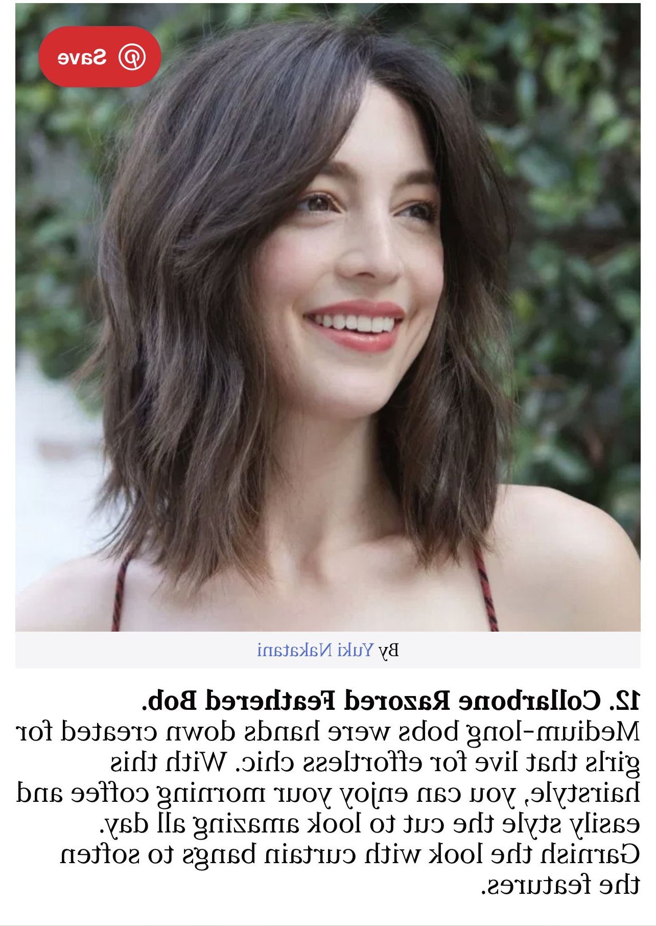 Pinannie Archer On Hair – Styles, Tips & Tutorials | Mid Length Hair, Feathered  Bob, Effortless Chic With Collarbone Razored Feathered Bob (Photo 2 of 25)