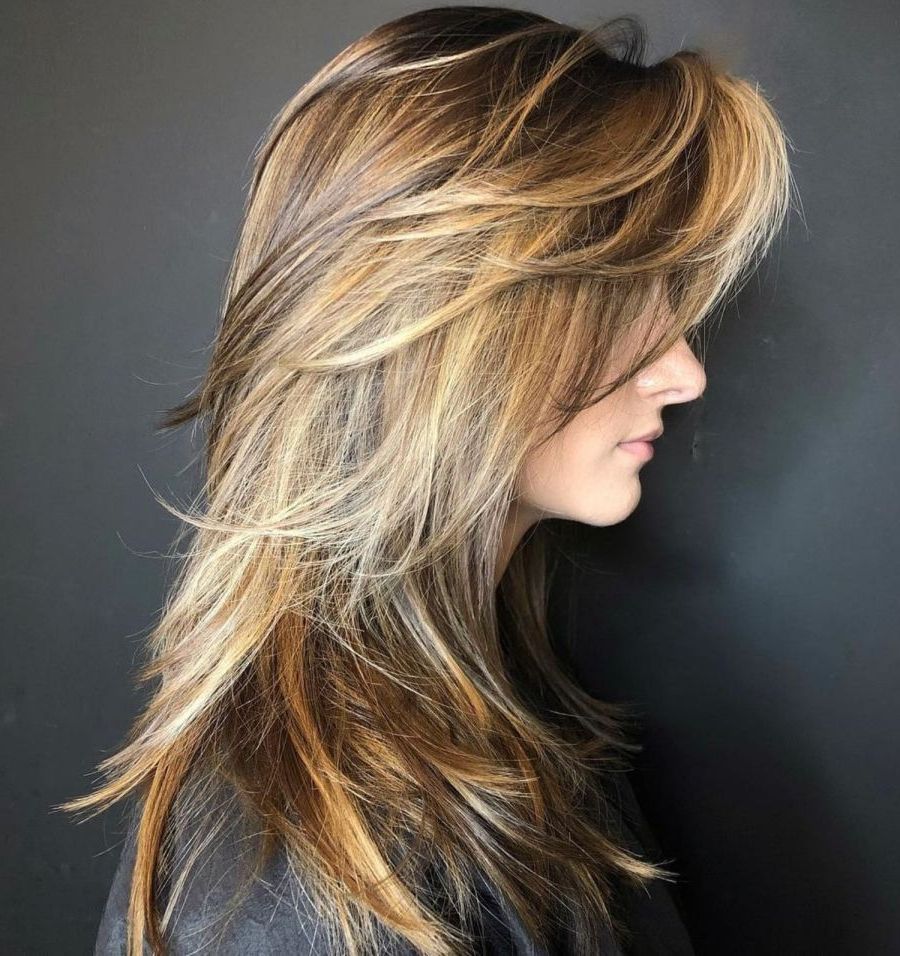 Pinterest Intended For Current Choppy Hair With Layers And Side Swept Bangs (Photo 2 of 18)