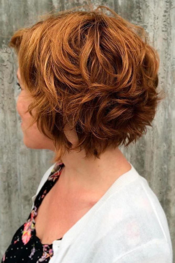 Pinterest Pertaining To Most Current Curly Bangs Hairstyle For Women Over 50 (Photo 14 of 18)