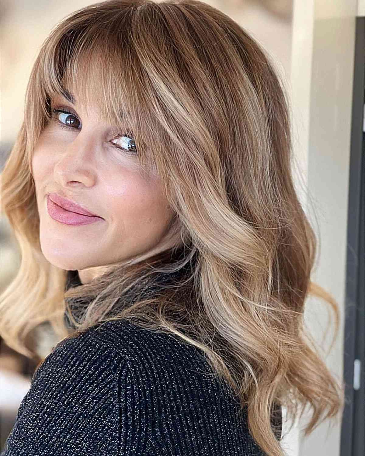 See Through Bangs Look Gorgeous: 49 Examples That Prove It For Current Choppy Blonde Hair With See Through Bangs (Photo 5 of 18)