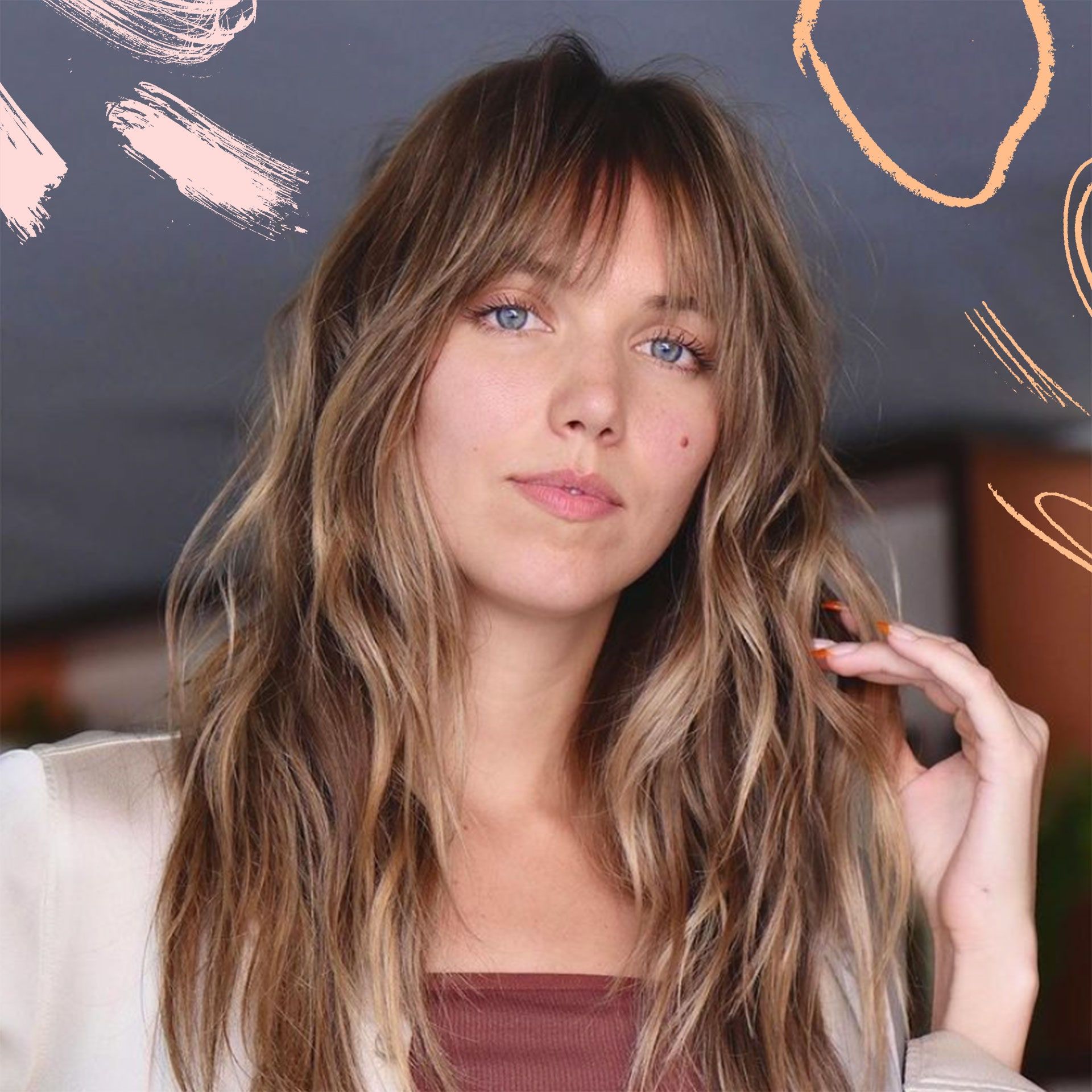 See Through, Wispy Bangs Are The Next Big Fringe Trend | Glamour With Regard To Current Soft Shag With Wispy Bangs (View 11 of 18)