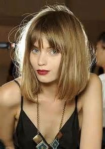 Shoulder Length Hairstyles With Bangs For Fine Hair | ???????, ????????  ???????, ???? ??? ????? Throughout Most Recently Vintage Shoulder Length Hair With Bangs (Photo 1 of 18)