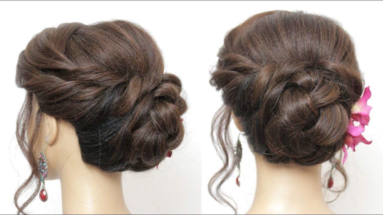 Side Low Bun Updo (View 23 of 25)