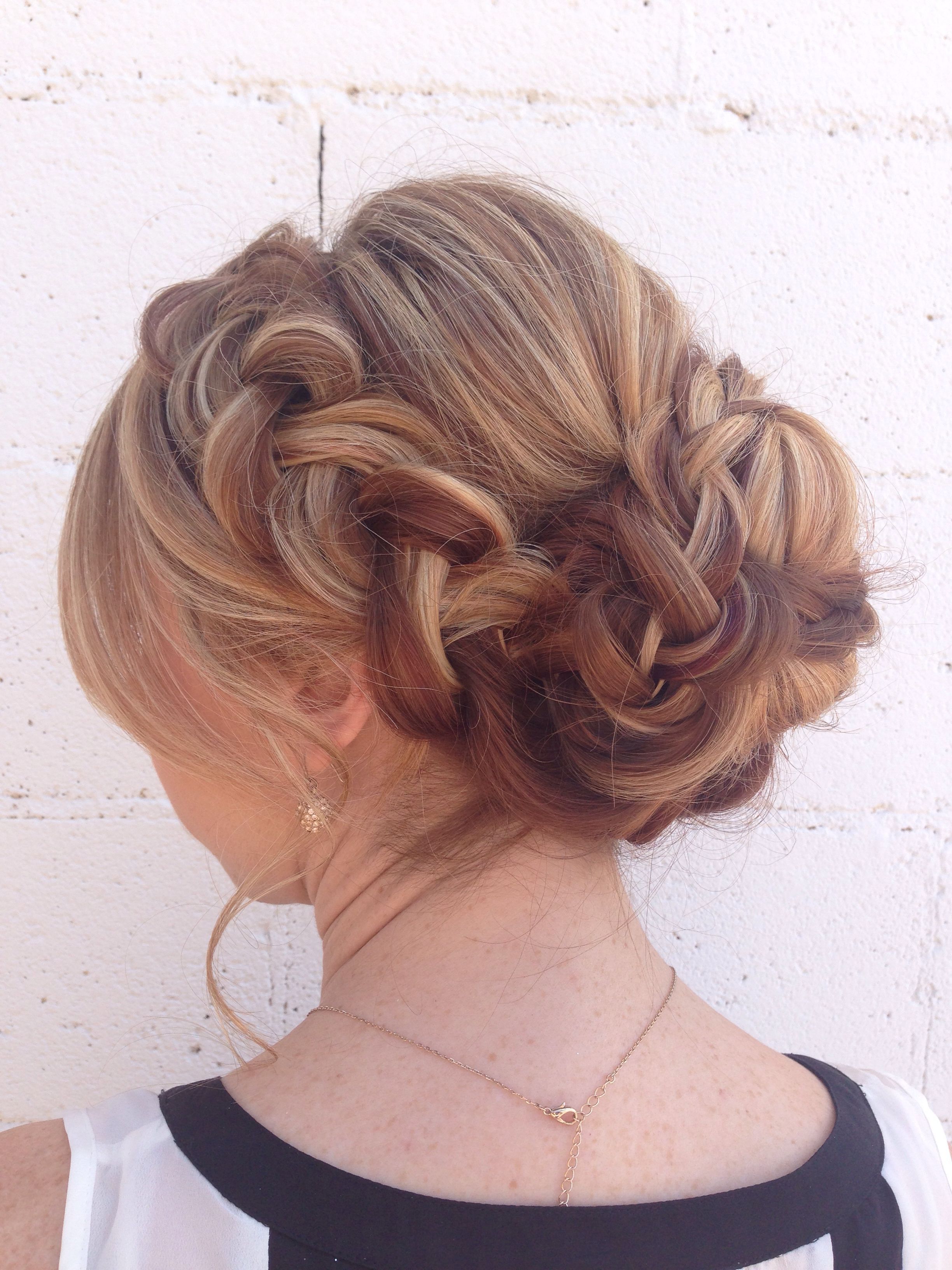 Soft, Braided Updo For Long, Thick Hair. | Thick Hair Updo, Prom Hairstyles  For Short Hair, Long Hair Styles Intended For Updo For Long Thick Hair (Photo 17 of 25)