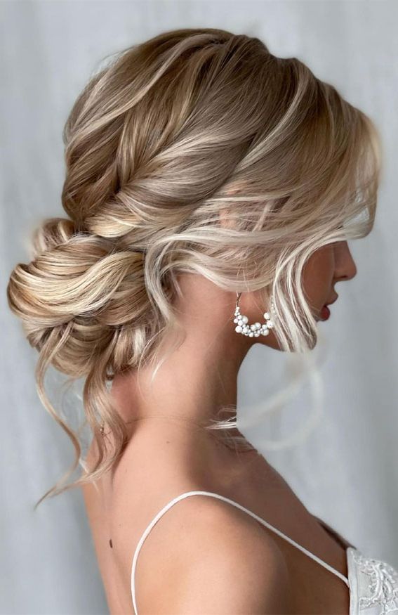 Sophisticated Updos For Any Occasion – Pretty, Effortless Low Bun Regarding Low Formal Bun Updo (View 6 of 25)