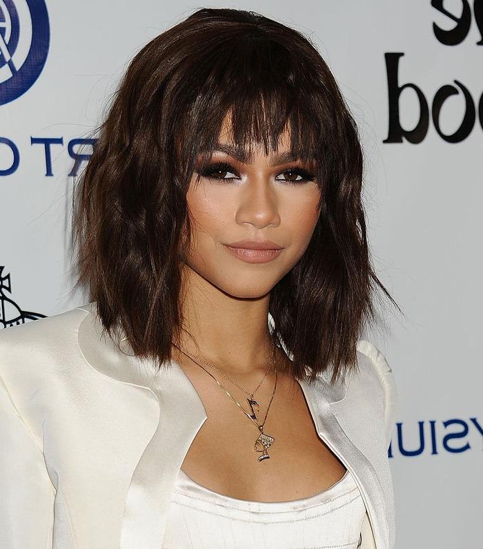 The 25 Chicest Hairstyles To Wear With Wispy Bangs In 2021 | Who What Wear With 2018 Wispy Shoulder Length Hair With Bangs (View 16 of 18)