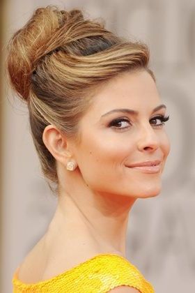 The High Bun With Side Swept Bangs | Top 10 Hair Styles, Long Hair Styles,  Thick Hair Styles In High Bun With A Side Fringe (View 12 of 25)