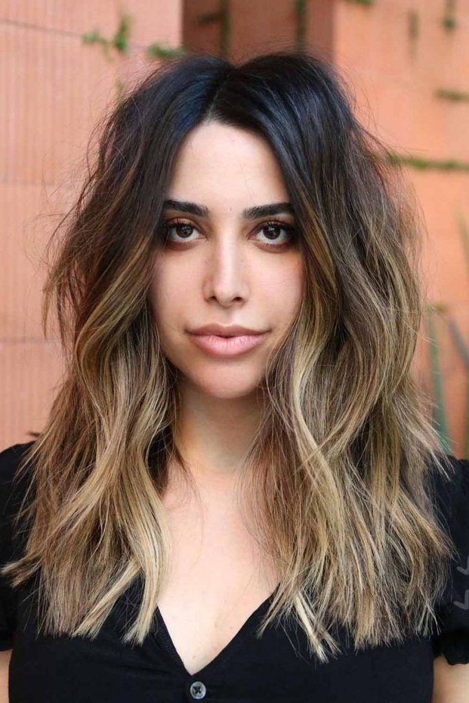 The Most Flattering 50 Haircuts For Square Faces – Love Hairstyles Within Chest Length Wavy Haircut (View 12 of 25)