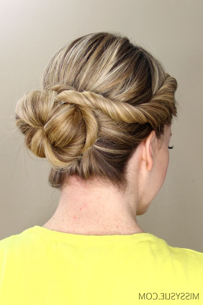 Twists To Bun | Missy Sue Pertaining To Knotted Side Bun Updo (View 11 of 25)