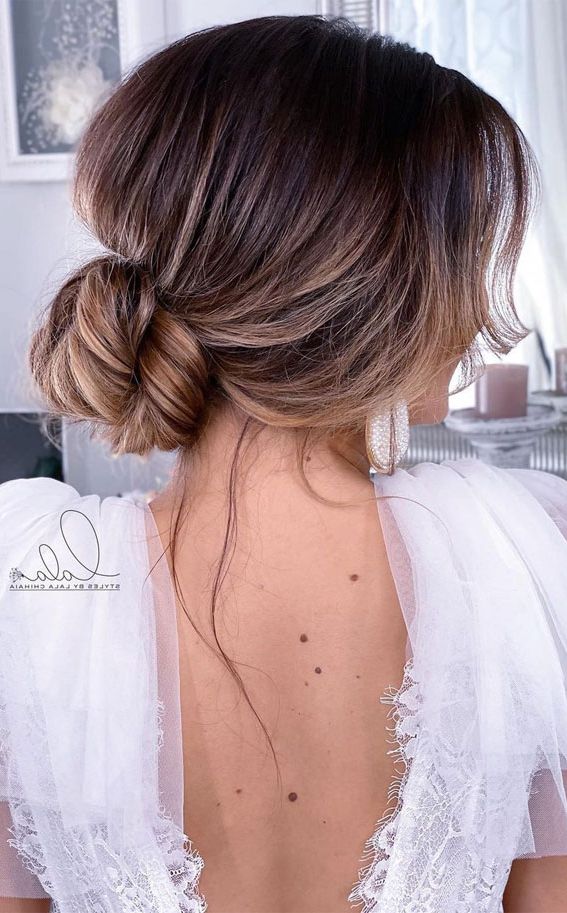Updo Hairstyles For Your Stylish Looks In 2021 : Relaxed & Textured Updo With Casual Updo For Long Hair (View 15 of 25)