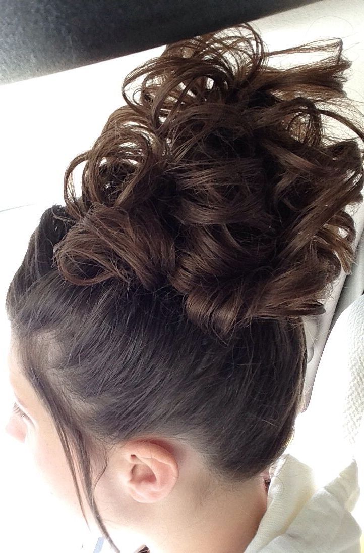 Featured Photo of The Best High Updo for Long Hair with Hair Pins