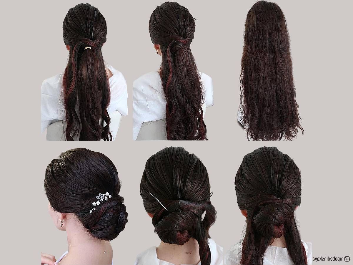Updos For Long Hair – Cute & Easy Updos For 2023 In Relaxed Long Hair Bun (View 13 of 25)
