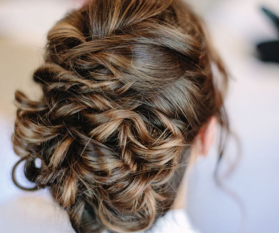 We Love Bridal Updos: Here's Why Inside Chunky Twisted Bun Updo For Long Hair (View 7 of 25)