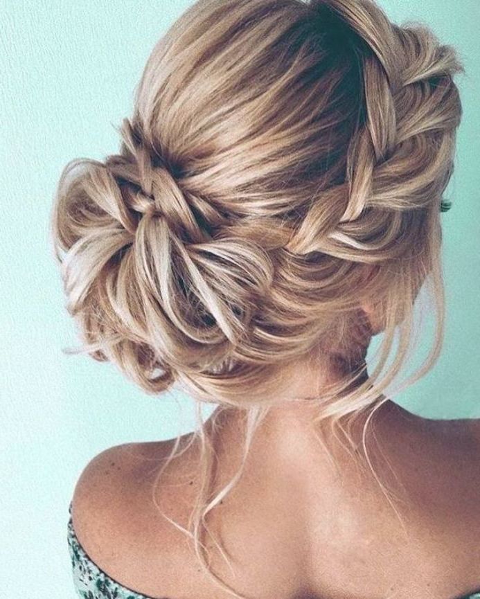 Wedding Hairstyle, Low Braided Updo, Blonde Hair With Highlights, Floral  Top, Gree… | Blonde Hair With Highlights, Formal Hairstyles For Long Hair,  Long Hair Styles Inside Braided Updo For Blondes (Photo 6 of 25)