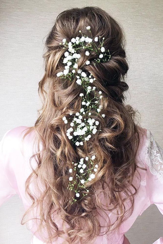 Wedding Hairstyles With Flowers 30+ Looks & Expert Tips | Hair Styles,  Unique Wedding Hairstyles, Flowers In Hair With Bridal Flower Hairstyle (View 22 of 25)