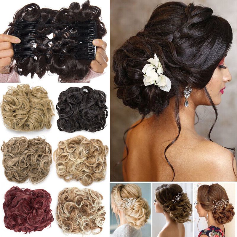 Featured Photo of 25 Inspirations Bun Updo with Accessories for Thick Hair
