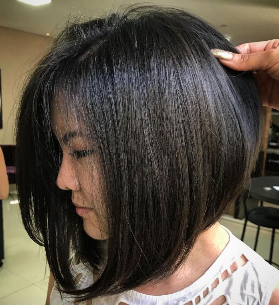 60 Fun And Flattering Medium Hairstyles For Women | Asian Bob Haircut With Medium Asian Bob Haircuts (View 14 of 18)
