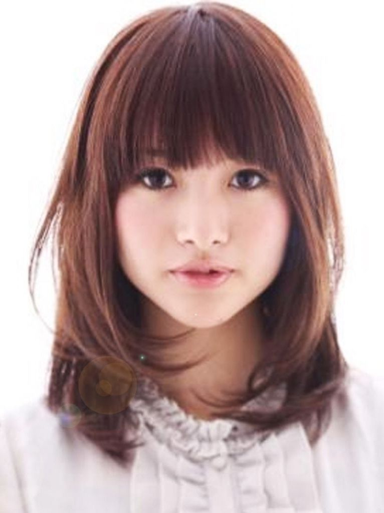 Medium Japanese Hairstyle Best Asian Medium Hairstyles For Women Pertaining To Medium Asian Bob Haircuts (View 15 of 18)