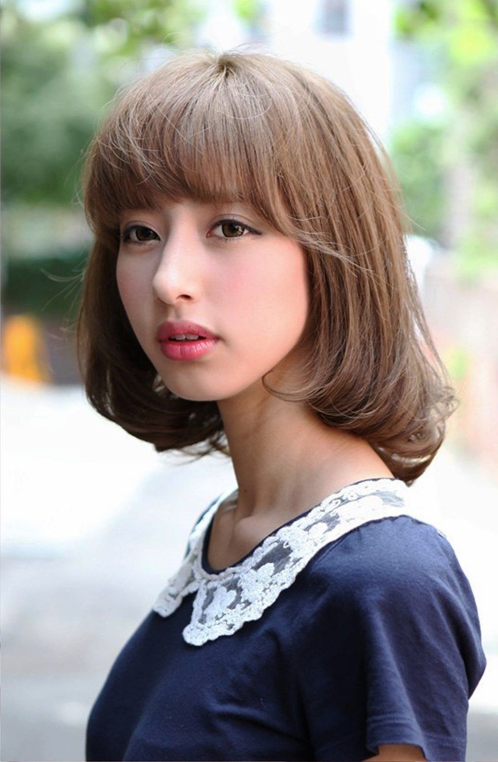 Pictures Of Cute Japanese Bob Hairstyle For Girls | Japanese Hairstyle Within Medium Asian Bob Haircuts (View 10 of 18)