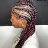 Thick Plaits And Narrow Cornrows Hairstyles (Photo 15 of 25)