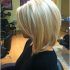 Blonde Bob Hairstyles with Tapered Side