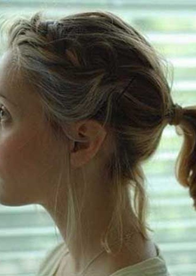 25 Collection of Pony Hairstyles with Wrap Around Braid for Short Hair