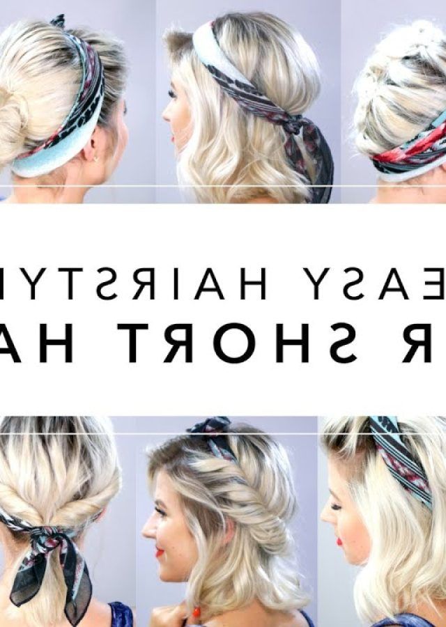 The 25 Best Collection of Short Hairstyles with Headband