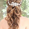 Wedding Hairstyles For Long Hair Down With Flowers (Photo 8 of 15)