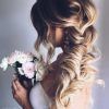 Mermaid Fishtail Hairstyles With Hair Flowers (Photo 2 of 25)